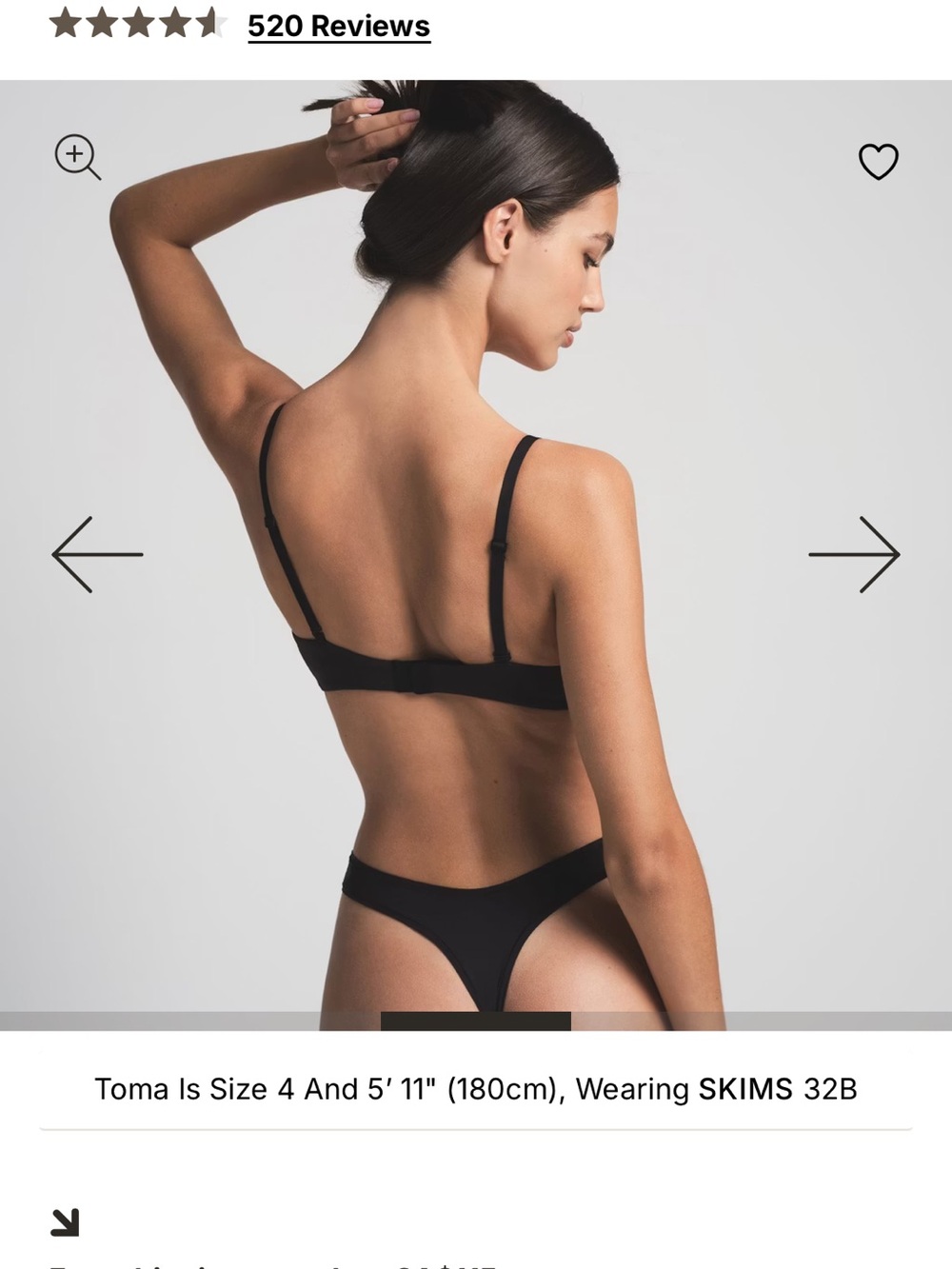 SKIMS Fits Everybody Unlined Demi Bra - Picture 5 of 6